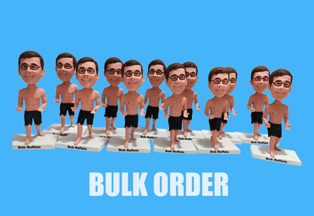 Custom bobblehead bulk order