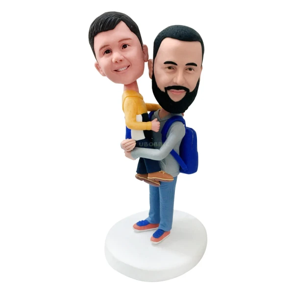 Personalized Bobblehead, Father and Son