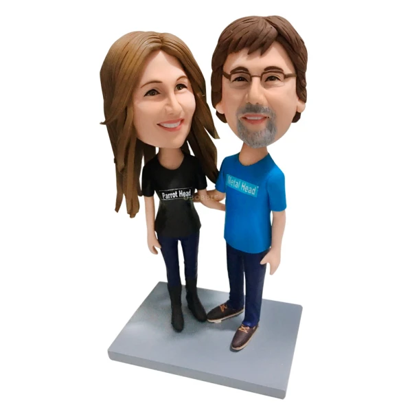 Custom Made Bobbleheads for Couple, Anniversary Gifts