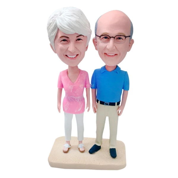Custom Bobblehead from Photo - Anniversary Gifts for Parents