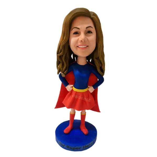 Customizable Superhero Bobblehead, Supergirl