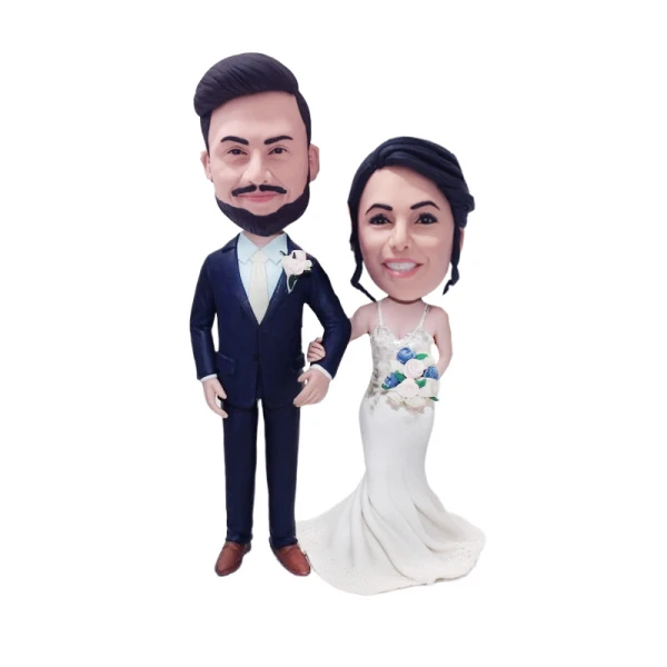 Wedding Cake Toppers Bride and Groom Personalized