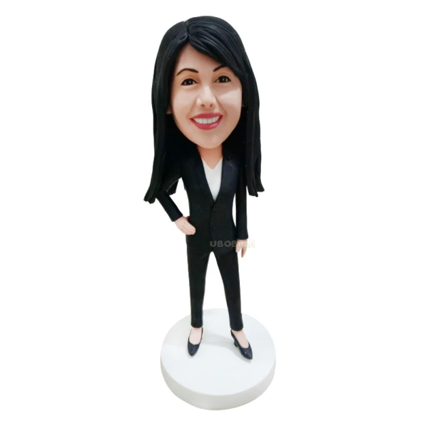 Personalized Bobblehead for Office Woman
