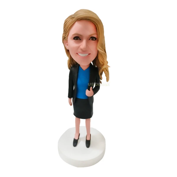 Customizable Bobblehead for Office Lady