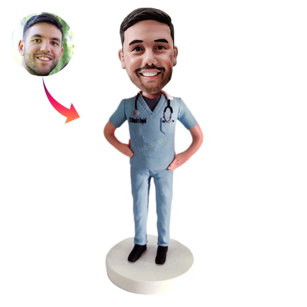 Personalized Amazing Bobblehead for Surgeon