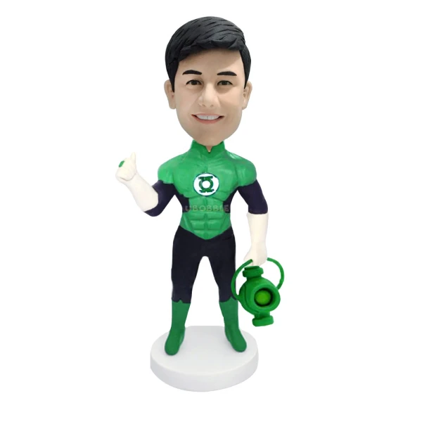 Custom Green Lantern Bobblehead, superhero bobblehead
