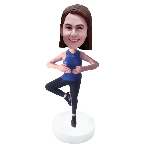 Custom Yoga Bobblehead, Sport bobblehead